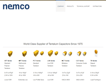 Tablet Screenshot of nemcocaps.com